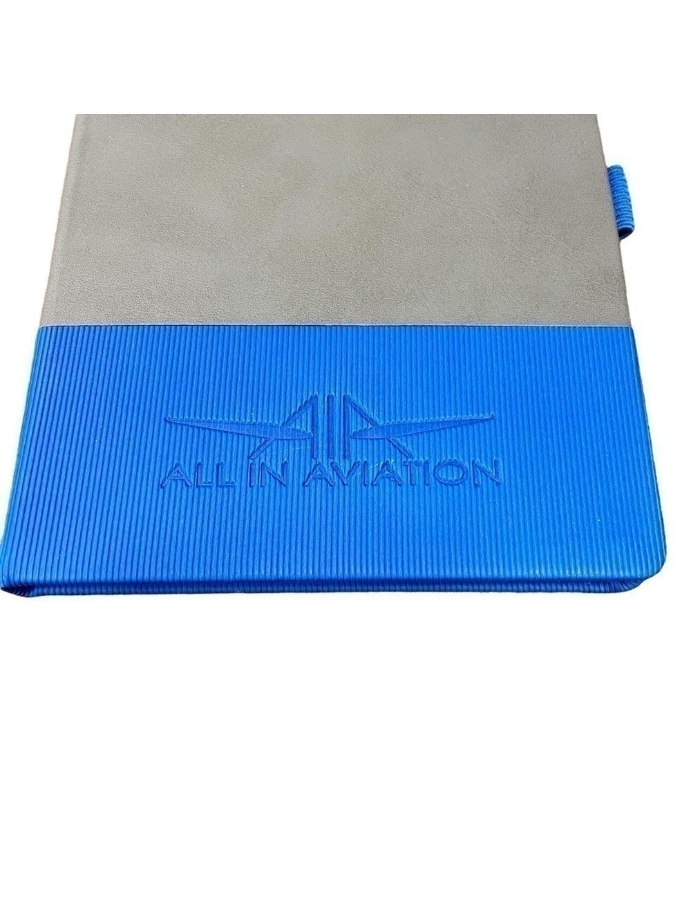 All In Aviation Blue Notebook with Pen Holder For Professionals Students - Picture 2 of 4